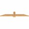 Ekena Millwork Eugene Smooth Timber Gable Bracket, Western Red Cedar, 48"W x 10"H x 1 1/2"D x 3 1/2"F, 5/12 Pitch GBW048X10X0204EUG00SWR - alternate 3